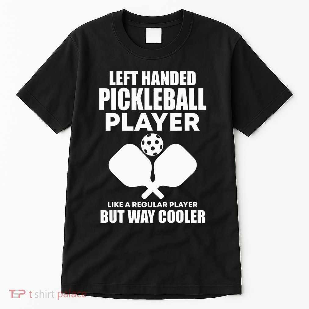 Left Handed Pickleball Player Tall T-Shirt