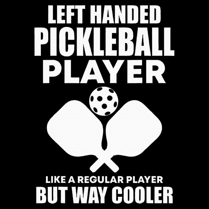 Left Handed Pickleball Player Hooded Wearable Blanket