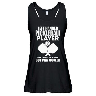 Left Handed Pickleball Player Ladies Essential Flowy Tank
