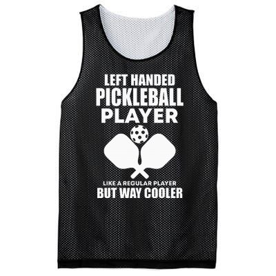 Left Handed Pickleball Player Mesh Reversible Basketball Jersey Tank