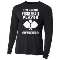 Left Handed Pickleball Player Cooling Performance Long Sleeve Crew