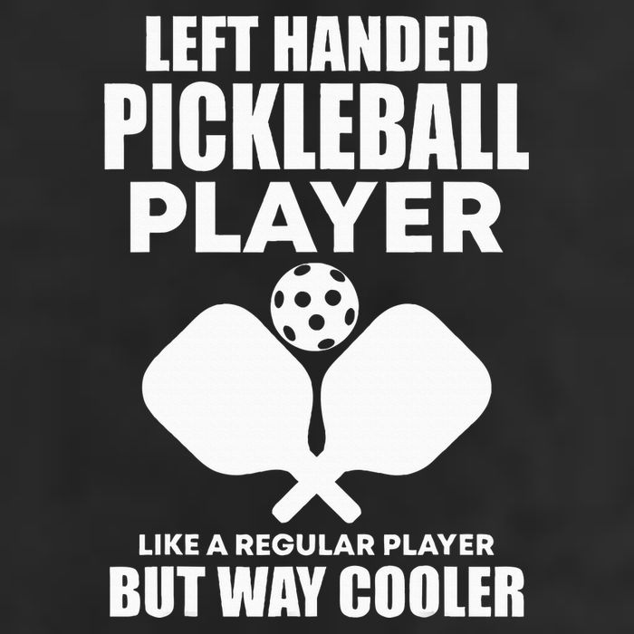 Left Handed Pickleball Player Golf Towel