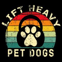 Lift Heavy Pet Dogs Gym Fitness Workout Weightlifting Kids Hoodie