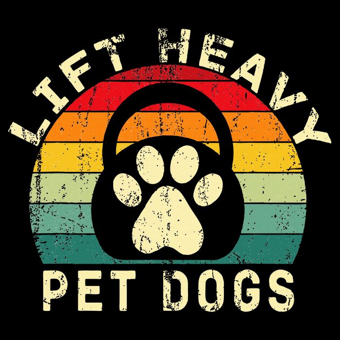 Lift Heavy Pet Dogs Gym Fitness Workout Weightlifting Kids Hoodie