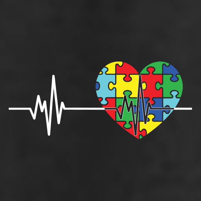 Love Heart Puzzle Acceptance Autism Awareness Adult Drive Performance Visor