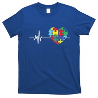 Love Heart Puzzle Acceptance Autism Awareness T-Shirt