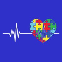 Love Heart Puzzle Acceptance Autism Awareness Baby Bodysuit