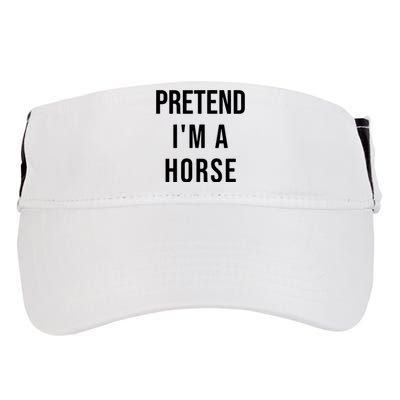 Lazy Halloween Pretend IM A Horse Costume Funny Party Adult Drive Performance Visor