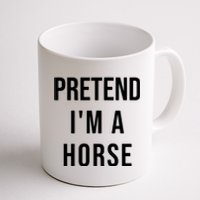 Lazy Halloween Pretend IM A Horse Costume Funny Party Coffee Mug