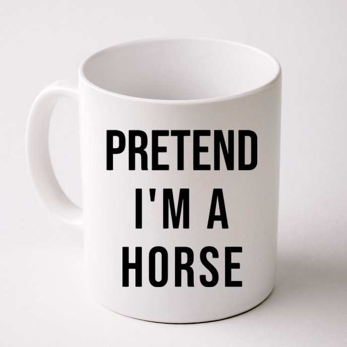 Lazy Halloween Pretend IM A Horse Costume Funny Party Coffee Mug