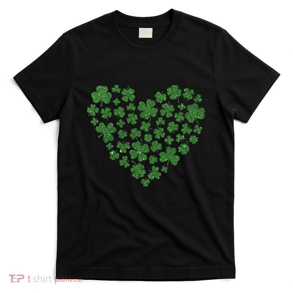 Love Heart Patrick Shamrocks T-Shirt