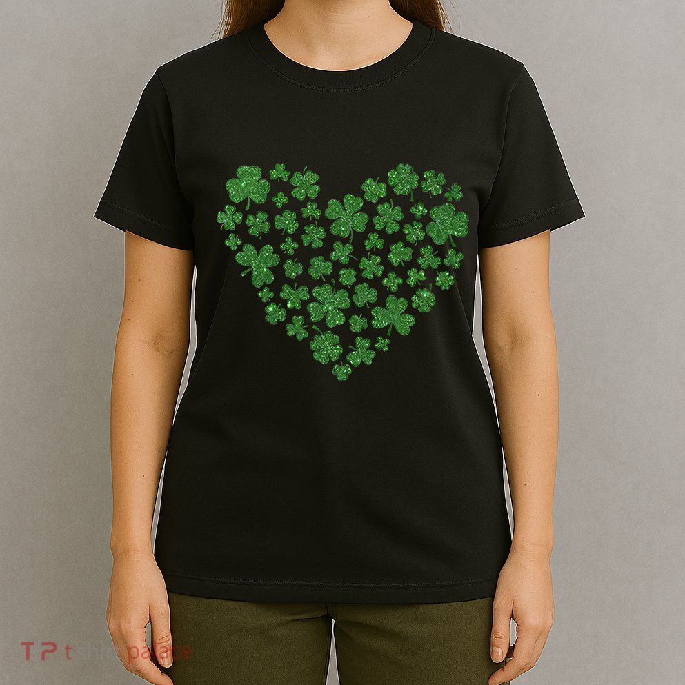 Love Heart Patrick Shamrocks T-Shirt