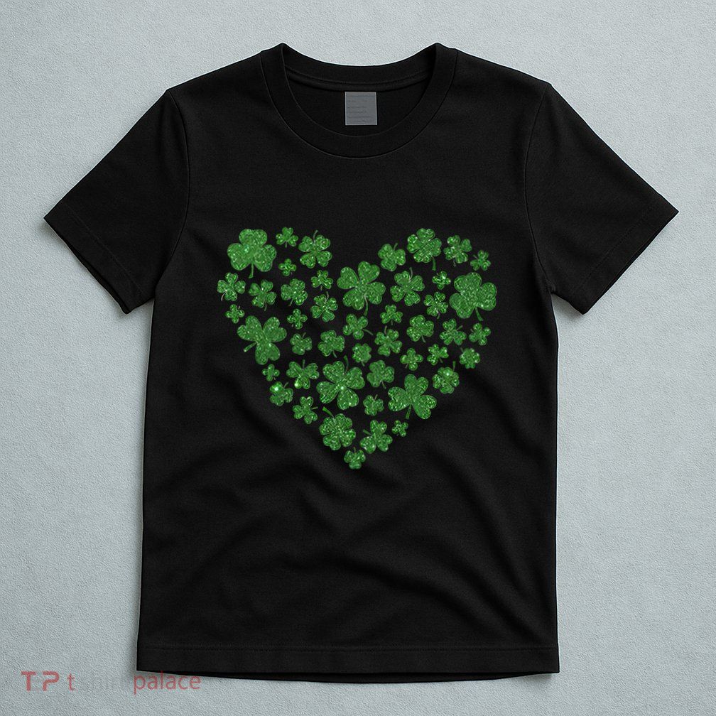 Love Heart Patrick Shamrocks T-Shirt