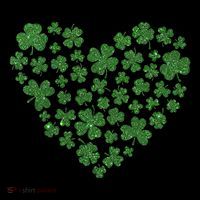 Love Heart Patrick Shamrocks T-Shirt