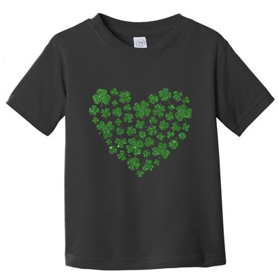 Love Heart Patrick Shamrocks Toddler T-Shirt