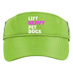 Lift Heavy Pet Dog Funny Gym Workout Gifts For Weight Lifter Adult Drive Performance Visor