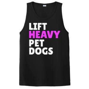 Lift Heavy Pet Dog Funny Gym Workout Gifts For Weight Lifter PosiCharge Competitor Tank