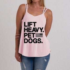 Lift Heavy Pet Dogs Gym For Weightlifters Women's Strappy Tank