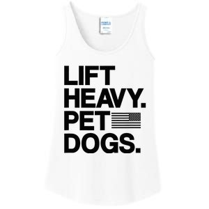 Lift Heavy Pet Dogs Gym For Weightlifters Ladies Essential Tank