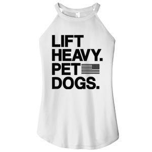 Lift Heavy Pet Dogs Gym For Weightlifters Women's Perfect Tri Rocker Tank