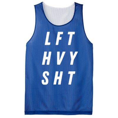 Lift Heavy Pump Cover Oversized Gym Workout Mesh Reversible Basketball Jersey Tank