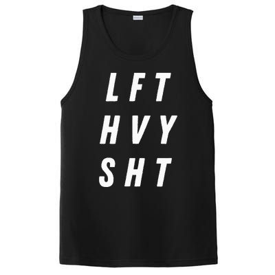 Lift Heavy Pump Cover Oversized Gym Workout PosiCharge Competitor Tank