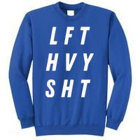 Lift Heavy Pump Cover Oversized Gym Workout Sweatshirt