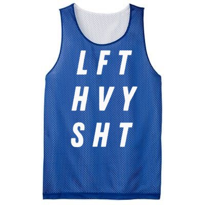 Lift Heavy Pump Cover Oversized Gym Workout Mesh Reversible Basketball Jersey Tank