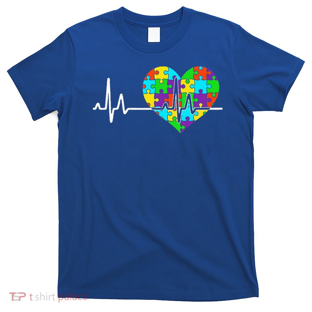 Love Heart Puzzle acceptance  autism awareness T-Shirt