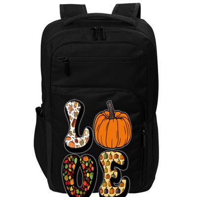 Love Halloween Pumpkin Cute Impact Tech Backpack