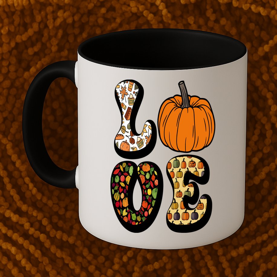 Love Halloween Pumpkin Cute Mug