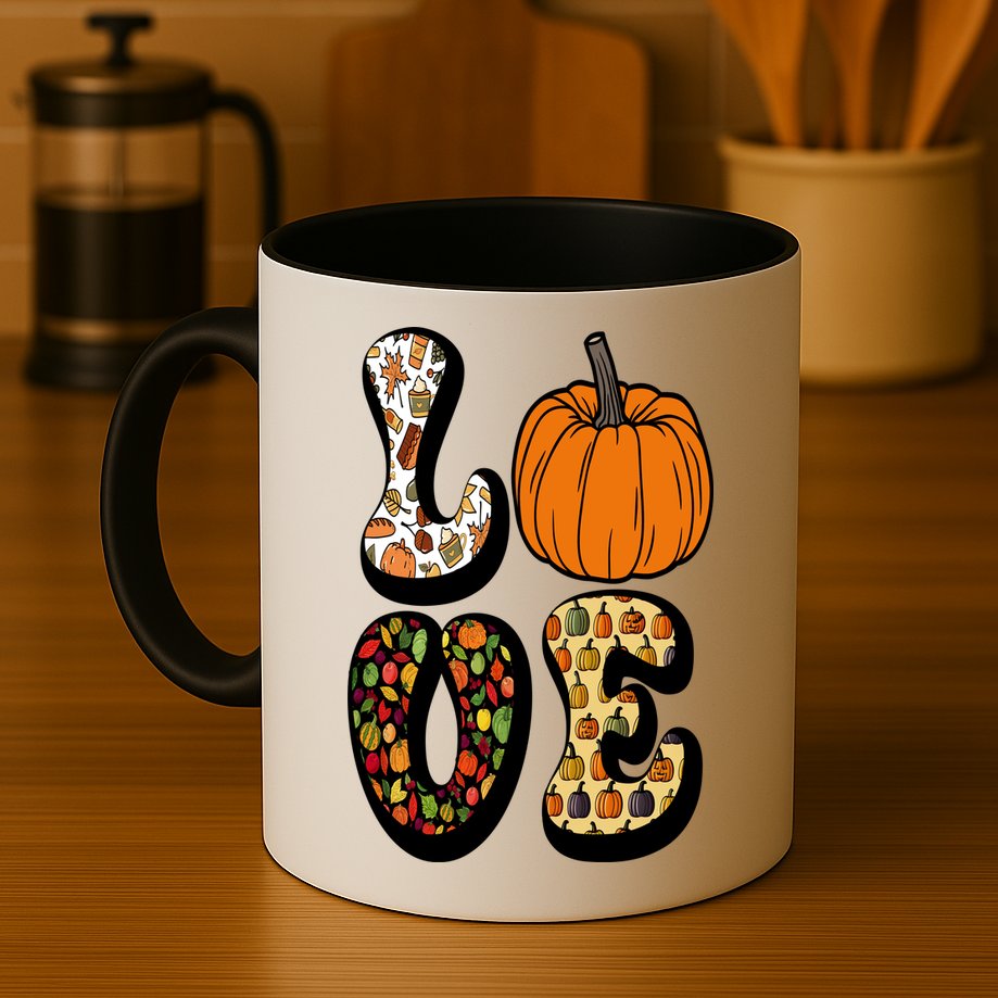 Love Halloween Pumpkin Cute Mug