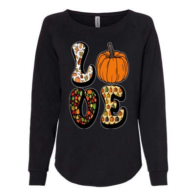 Love Halloween Pumpkin Cute Womens California Wash Sweatshirt