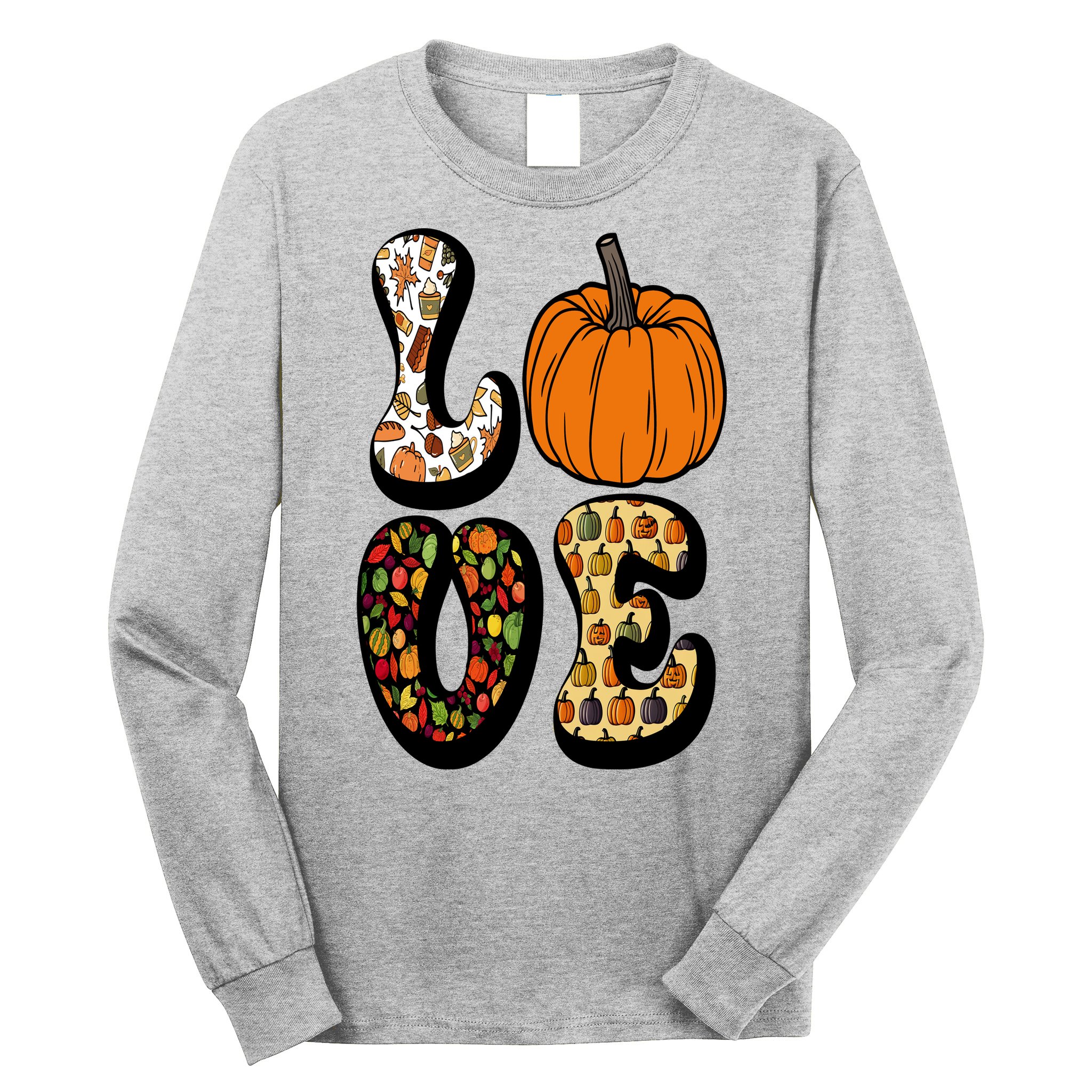 Love Halloween Pumpkin Cute Long Sleeve Shirt