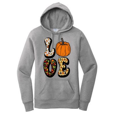 Love Halloween Pumpkin Cute Women's Pullover Hoodie