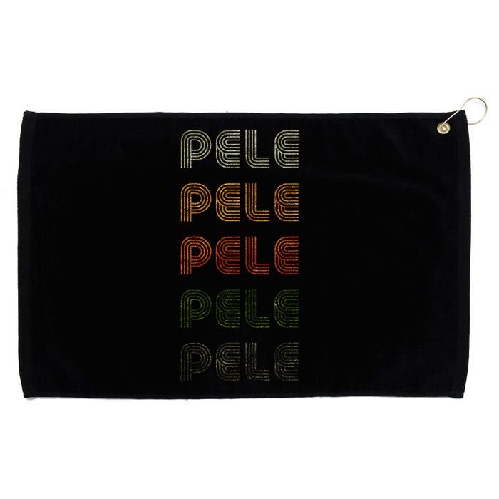 Love Heart Pele Grunge Grommeted Golf Towel