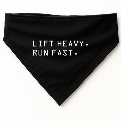 Lift Heavy Run Fast USA-Made Doggie Bandana