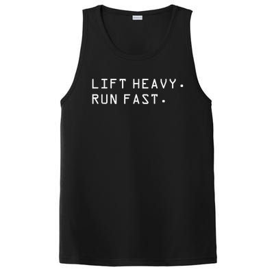 Lift Heavy Run Fast PosiCharge Competitor Tank