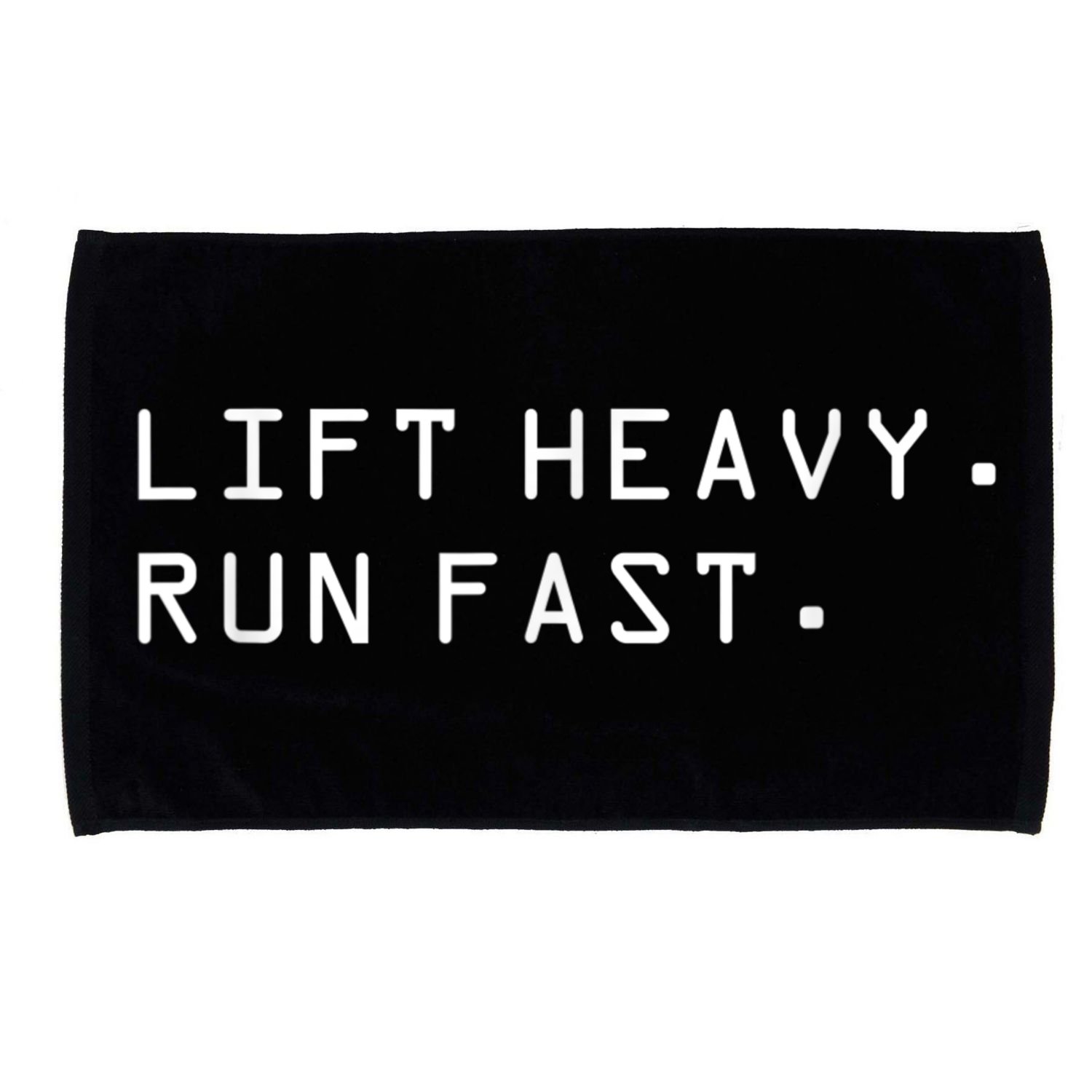 Lift Heavy Run Fast Microfiber Hand Towel