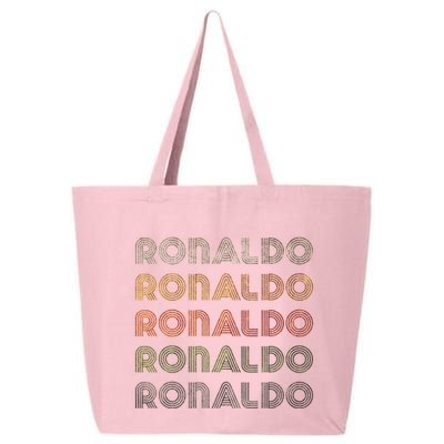 Love Heart R.O.N.A.L.D.O Grunge Style Black R.O.N.A.L.Do 25L Jumbo Tote