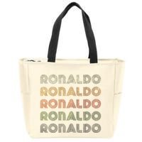 Love Heart R.O.N.A.L.D.O Grunge Style Black R.O.N.A.L.Do Zip Tote Bag