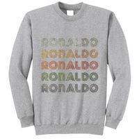 Love Heart R.O.N.A.L.D.O Grunge Style Black R.O.N.A.L.Do Tall Sweatshirt