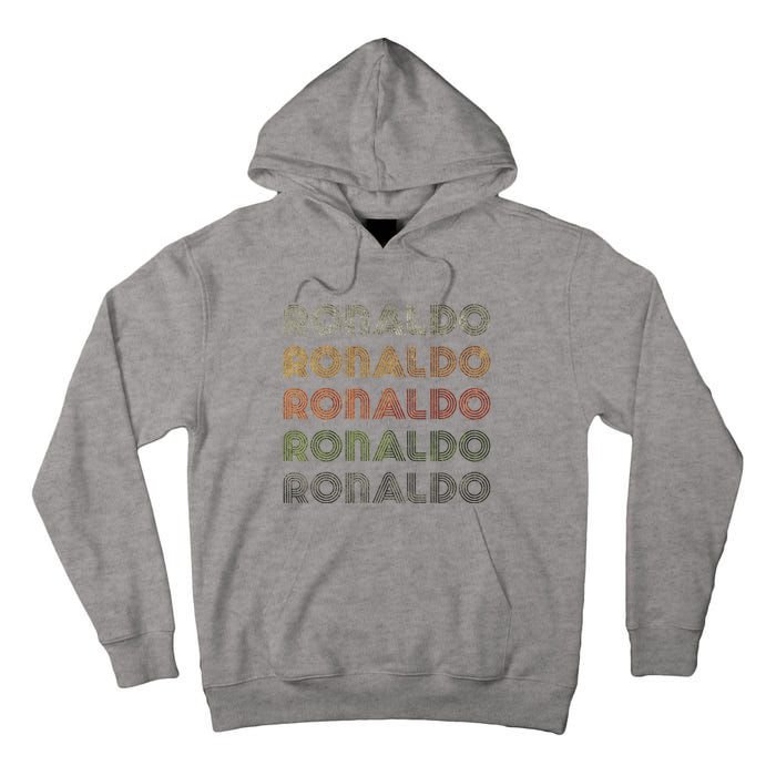 Love Heart R.O.N.A.L.D.O Grunge Style Black R.O.N.A.L.Do Tall Hoodie