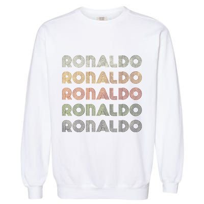 Love Heart R.O.N.A.L.D.O Grunge Style Black R.O.N.A.L.Do Garment-Dyed Sweatshirt