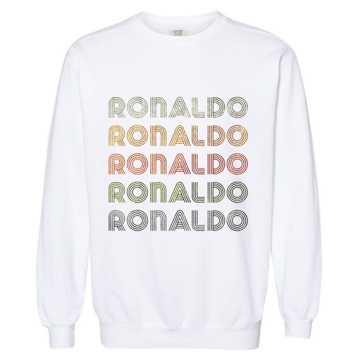 Love Heart R.O.N.A.L.D.O Grunge Style Black R.O.N.A.L.Do Garment-Dyed Sweatshirt