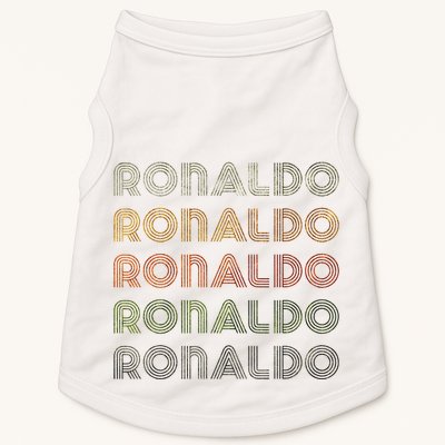 Love Heart R.O.N.A.L.D.O Grunge Style Black R.O.N.A.L.Do Doggie Tank
