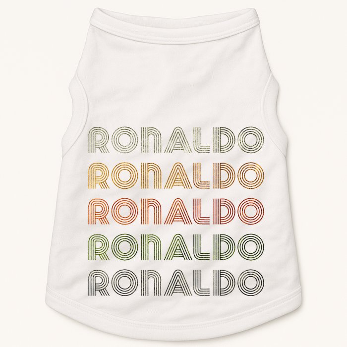 Love Heart R.O.N.A.L.D.O Grunge Style Black R.O.N.A.L.Do Doggie Tank