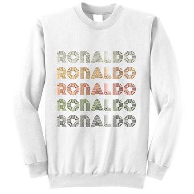 Love Heart R.O.N.A.L.D.O Grunge Style Black R.O.N.A.L.Do Sweatshirt