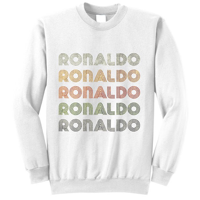 Love Heart R.O.N.A.L.D.O Grunge Style Black R.O.N.A.L.Do Sweatshirt