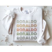 Love Heart R.O.N.A.L.D.O Grunge Style Black R.O.N.A.L.Do Sweatshirt